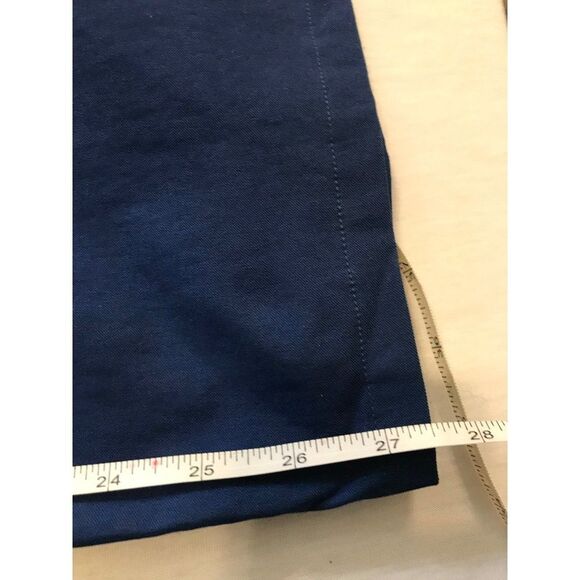 NWT Muxxn Modest Midi Dress Women 2XL High Neck Royal Blue Fitted Belt Minimal - Picture 14 of 14